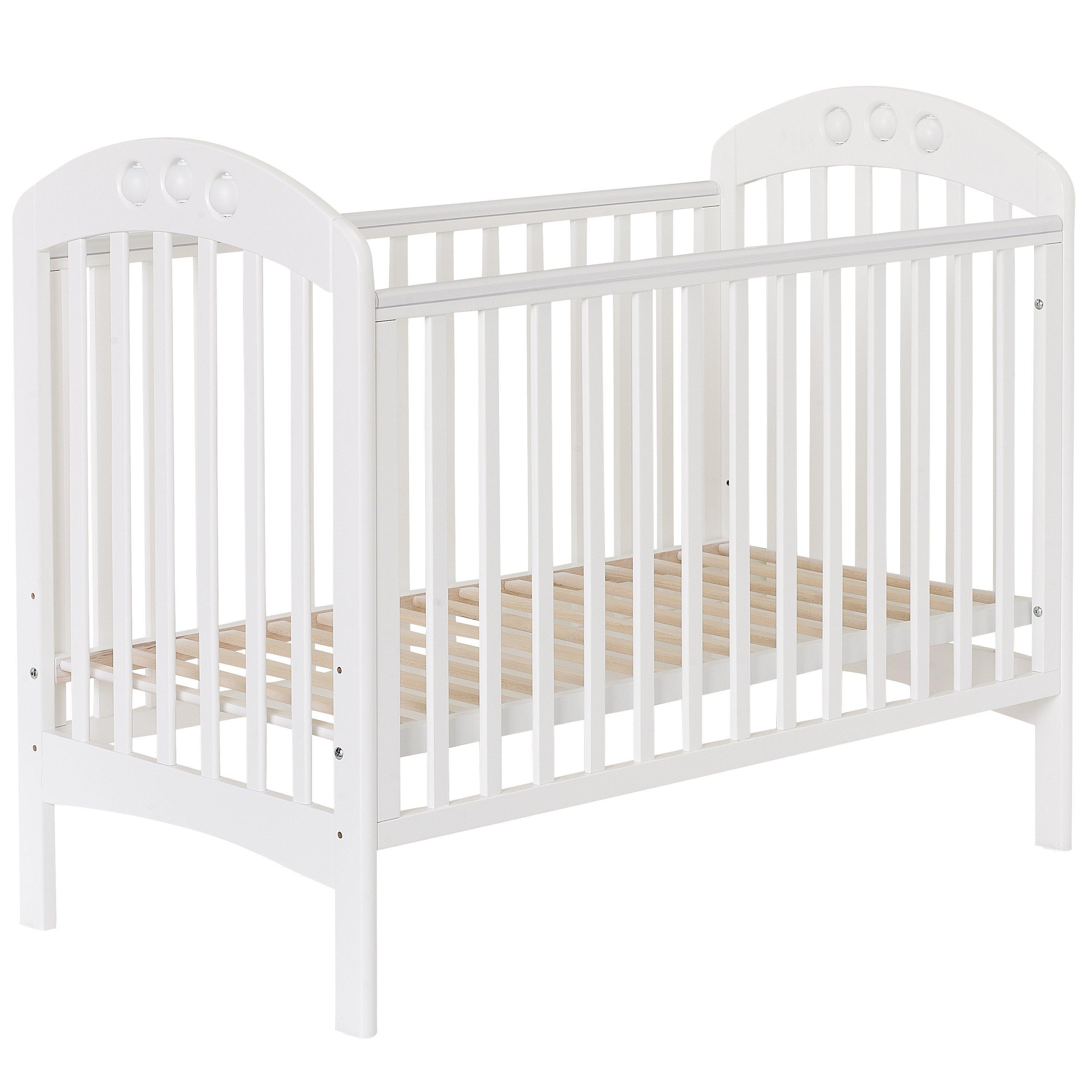 John Lewis Elena Playbead Cot White