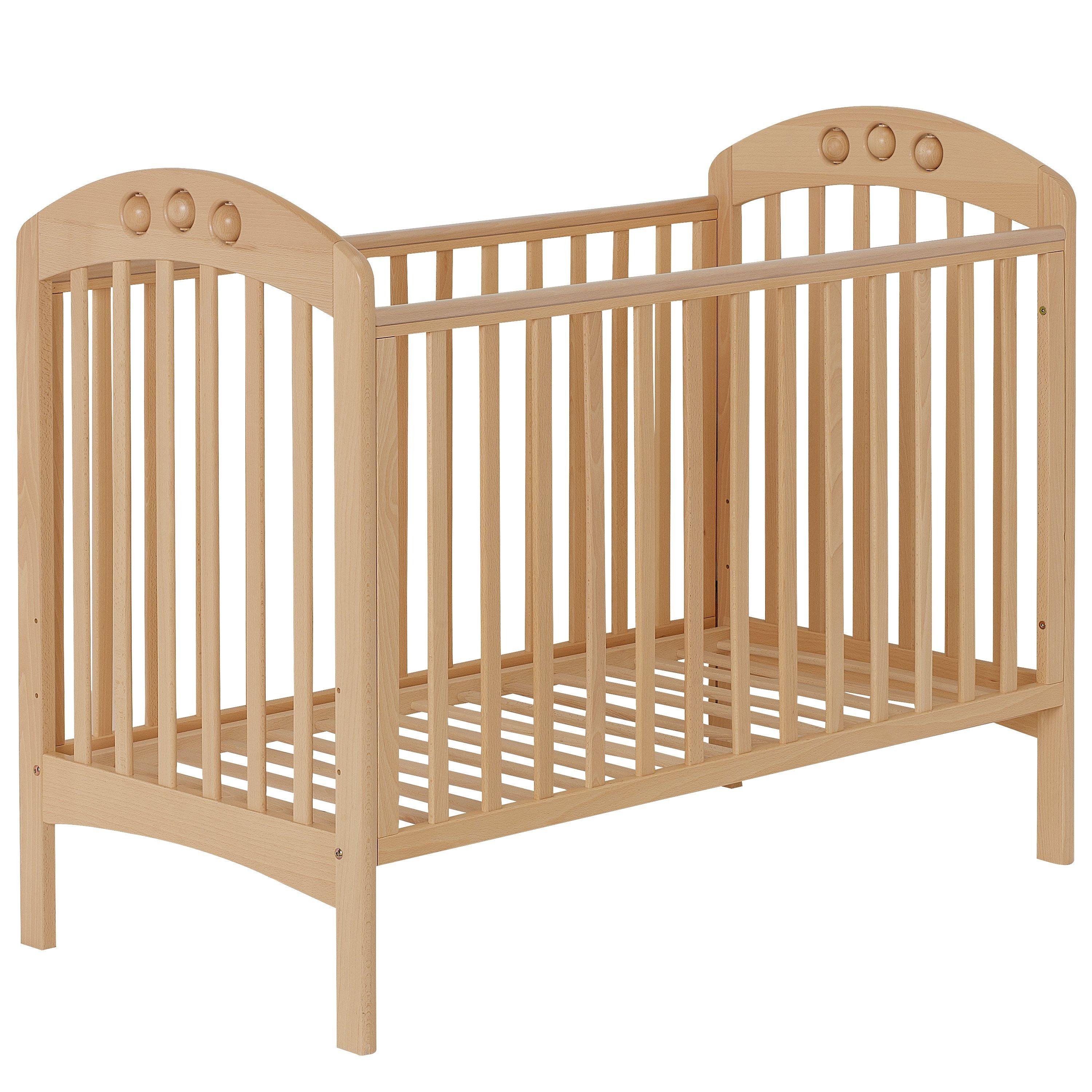 John Lewis Elena Playbead Cot Natural