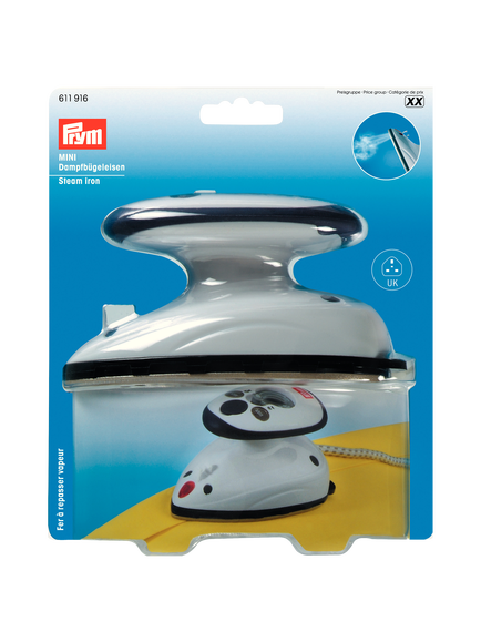 Prym Mini Steam Iron, White