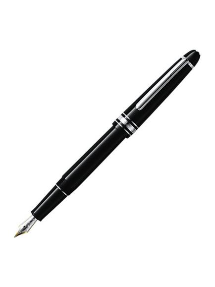 Montblanc Meisterstück Platinum Line Classique Fountain Pen with Piston Converter, Black, Black