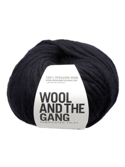 Wool And The Gang Crazy Sexy Wool Super Chunky Yarn, 200g, Space Black