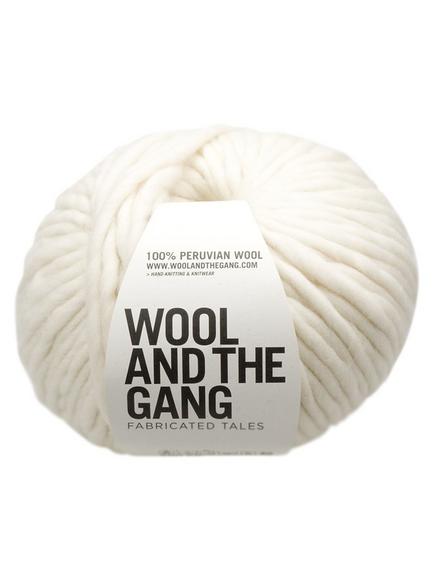 Wool And The Gang Crazy Sexy Wool Super Chunky Yarn, 200g, Ivory White