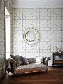 Harlequin Akoa Paste the Wall Wallpaper - view 2, Platinum, 110635