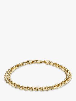 IBB 9ct Yellow Gold Rollerball Bracelet, Gold, Gold