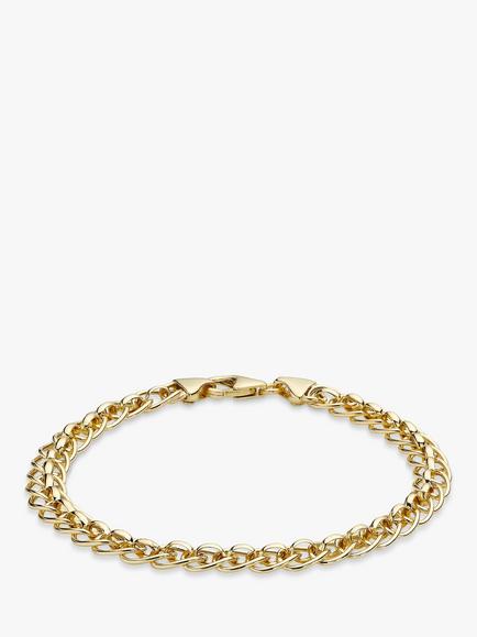 IBB 9ct Yellow Gold Rollerball Bracelet, Gold, Gold