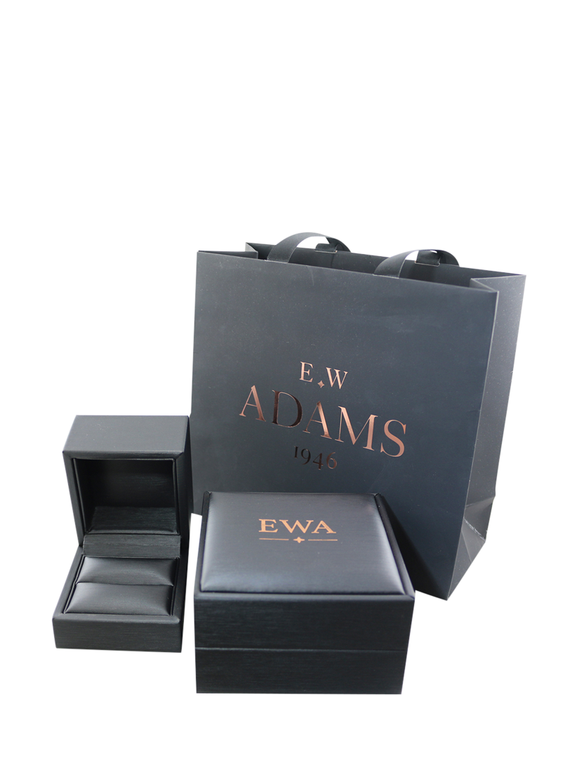 Product image 2 of 3, which shows E.W Adams 9ct Gold Freshwater Pearl Drop Earrings, Pink