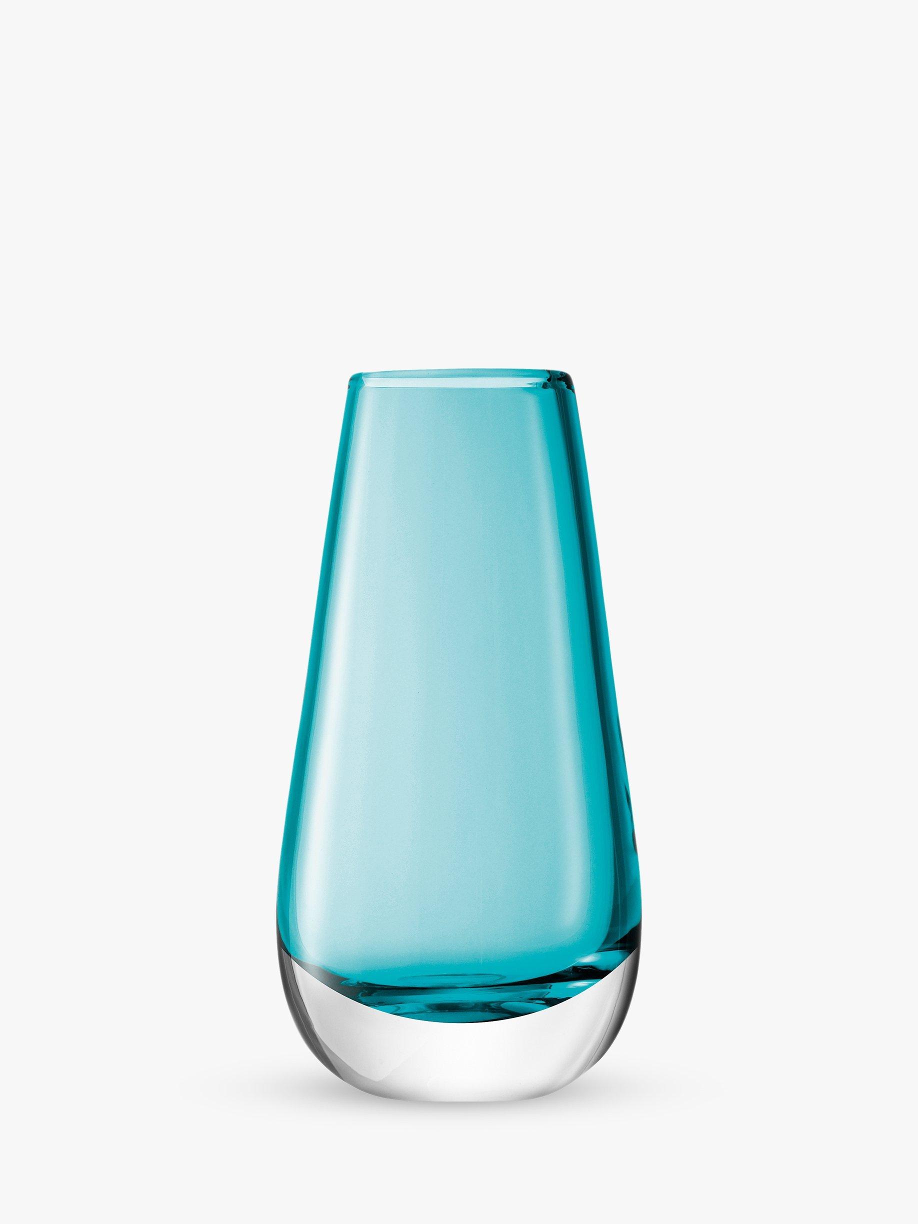 LSA International Flower Colour Bud Vase, Peacock