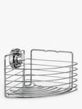 BlissHome Lock N Roll Corner Suction Shower Basket