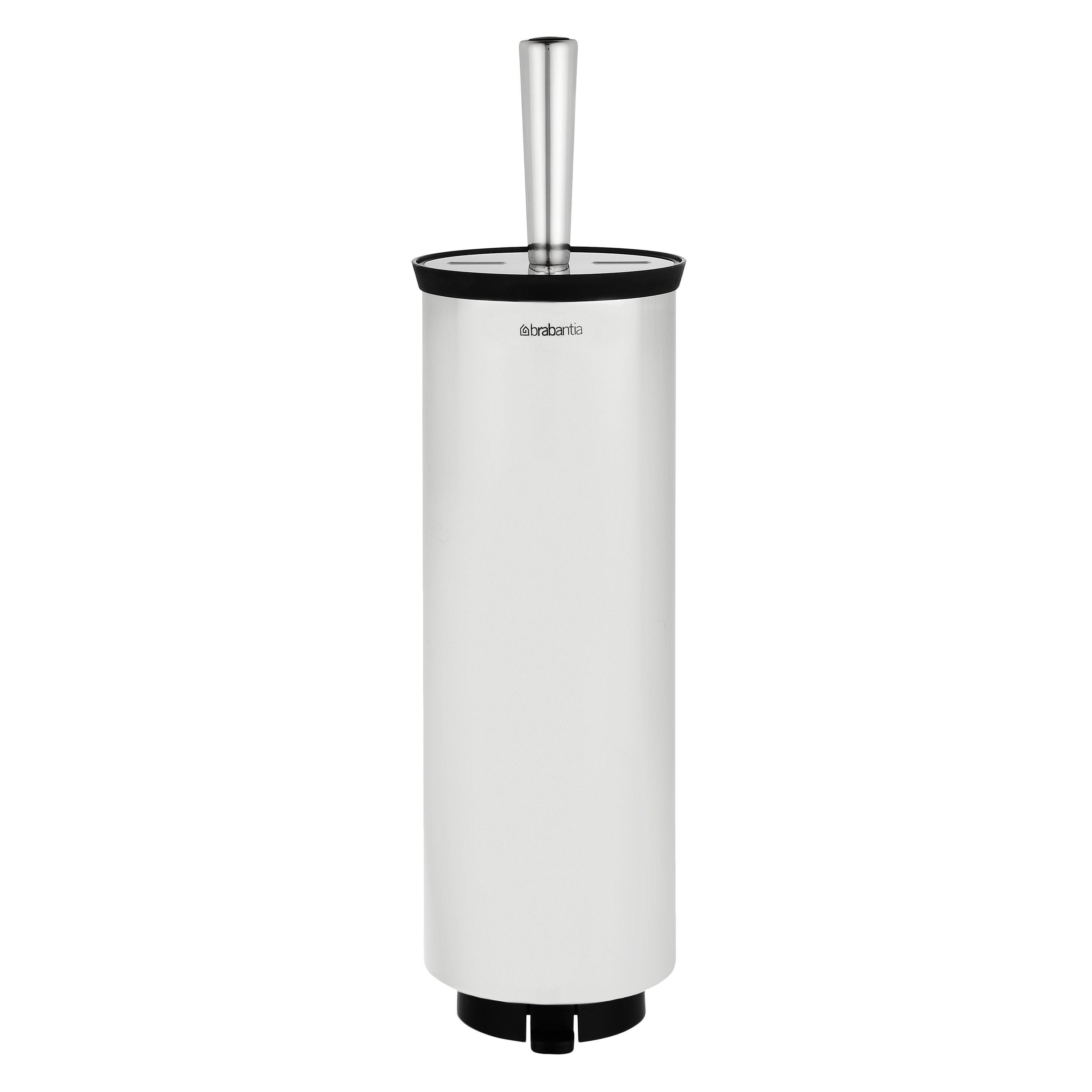 Brabantia Toilet Brush and Holder, Brilliant Steel
