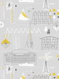 Mini Moderns Festival Wallpaper, Concrete