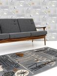 Mini Moderns Festival Wallpaper, Concrete