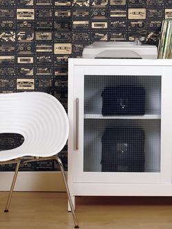 Mini Moderns C-60 Wallpaper - view 2, Chalkboard & Gold