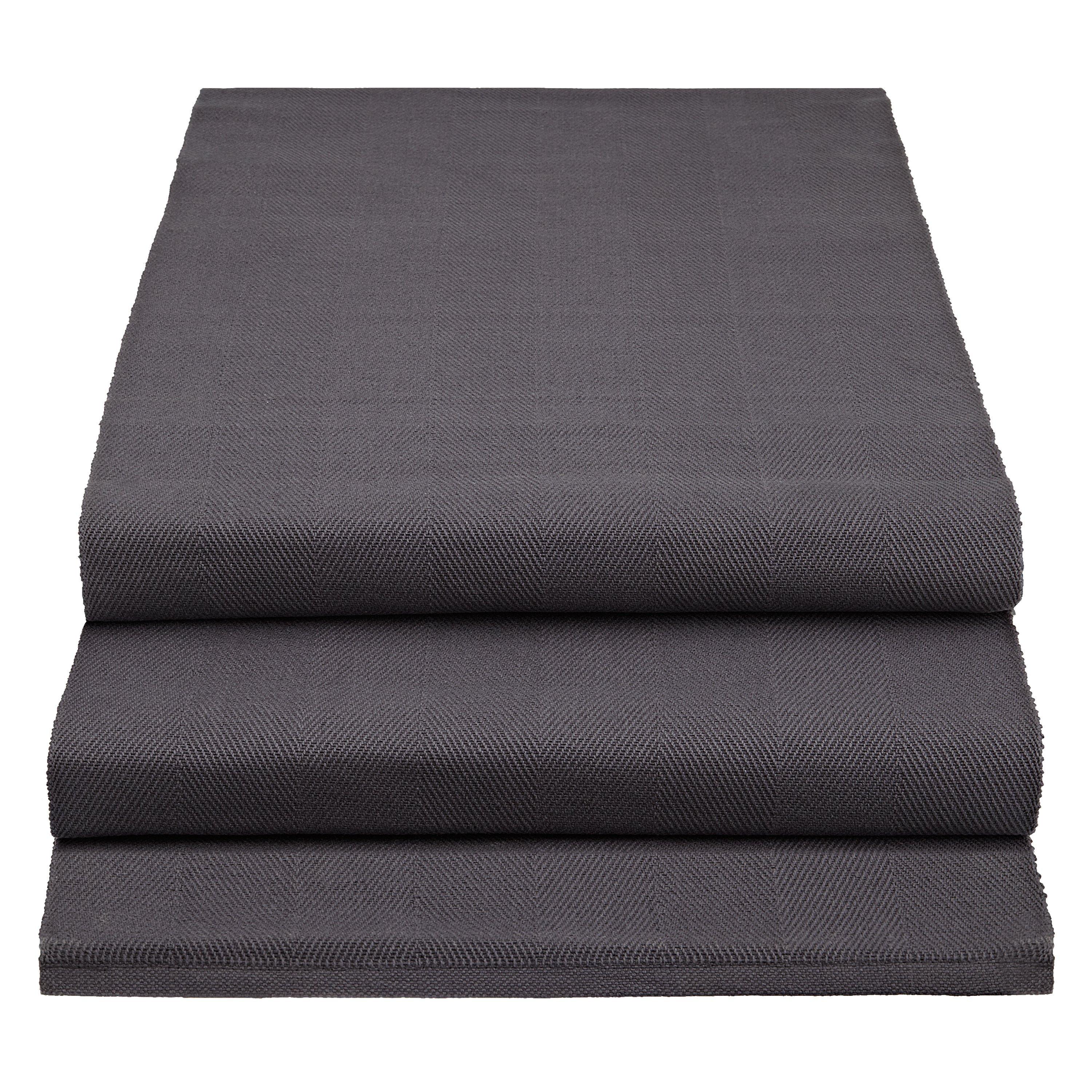 John Lewis Croft Collecton Harris Runner, Dark Grey