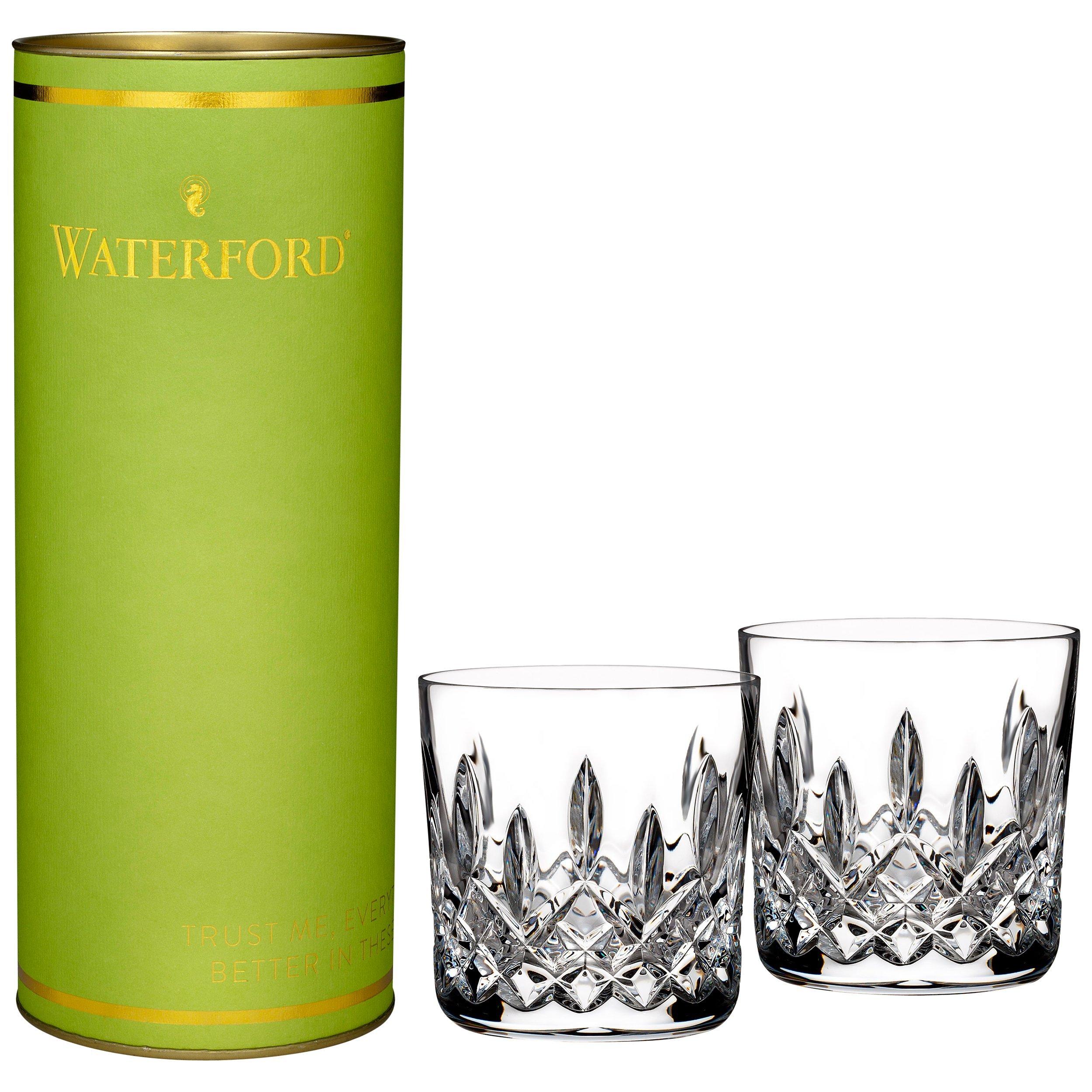 Waterford Crystal Giftology Lismore Cut Glass Tumbler, Clear, Set Of 2