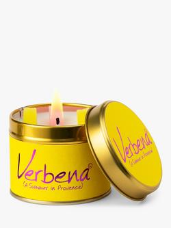 Lily-flame Verbena Scented Tin Candle, 230g, Yellow
