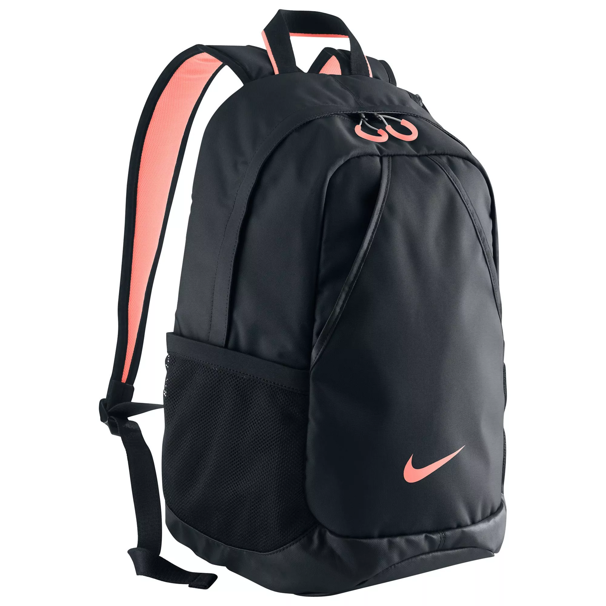 Pink black nike backpack online