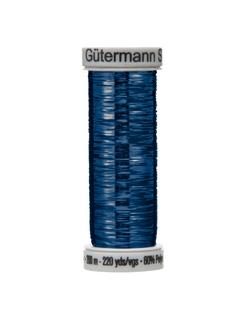 Gütermann creativ Sliver Thread, 200m, Dark Blue 8052