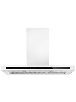 Rangemaster Hi-Lite Chimney Cooker Hood - view 2, White