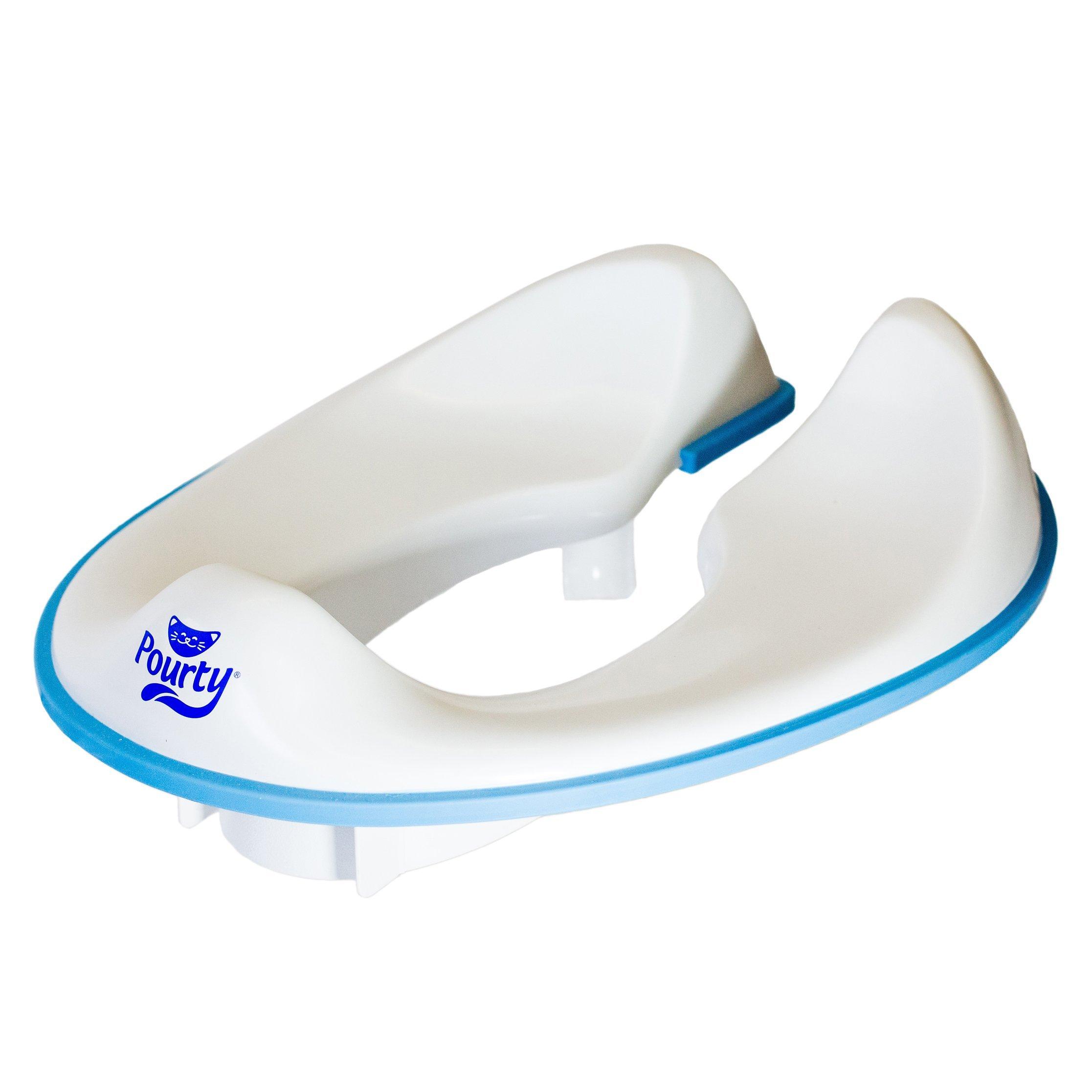 Pourty Flexi-Fit Toilet Trainer, White