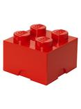 LEGO 4 Stud Storage Brick, Red