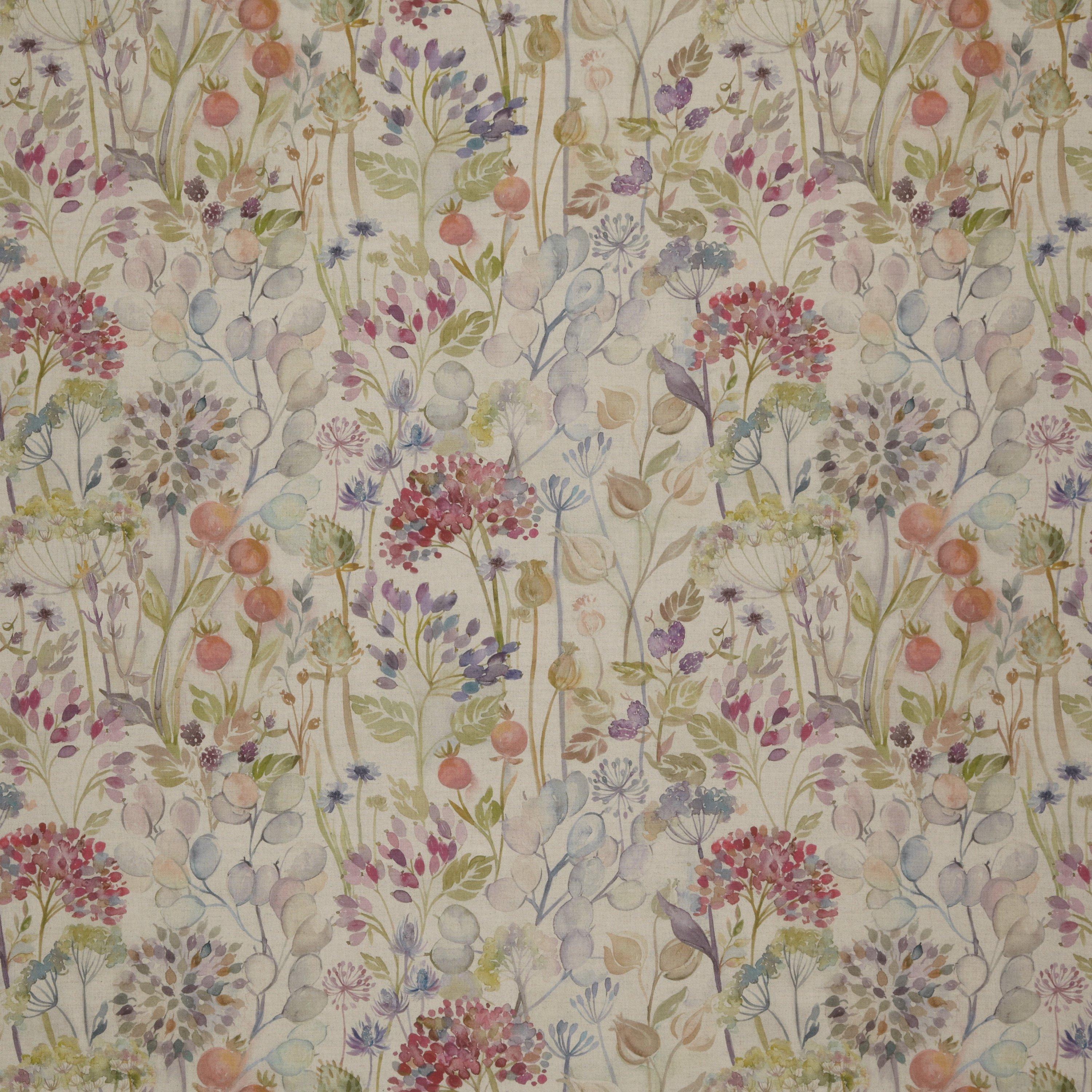 Voyage Hedgerow Linen Furnishing Fabric, Multi