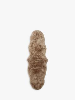 John Lewis Sheepskin Rug Double, Mocha