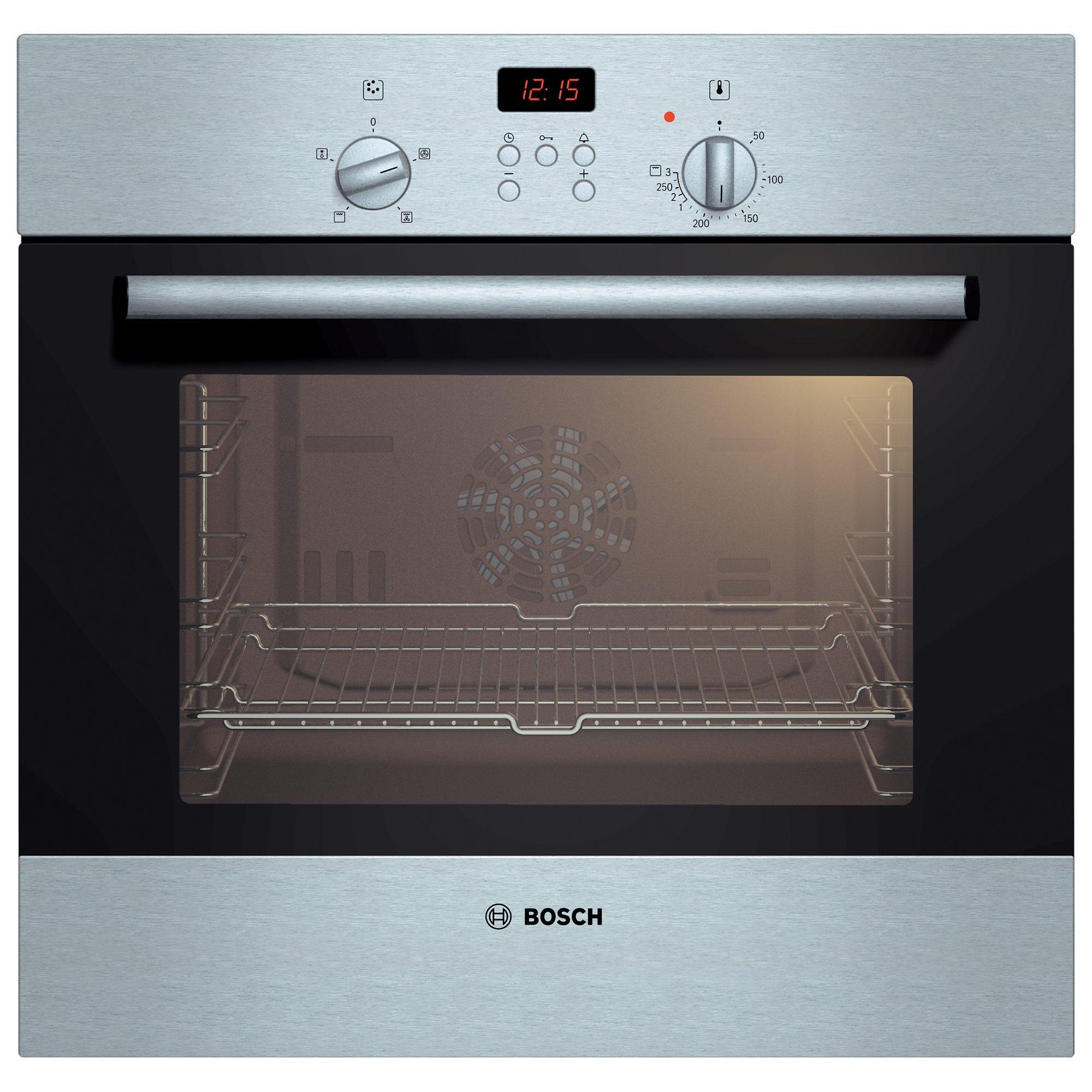 Bosch HBN331E2B Single Electric Oven, Brushed Steel