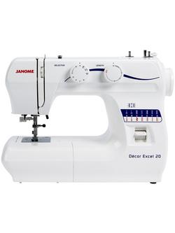 Janome Decor Excel 20 Sewing Machine, White