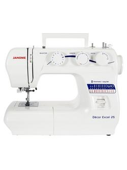 Janome Decor Excel 25 Sewing Machine, White