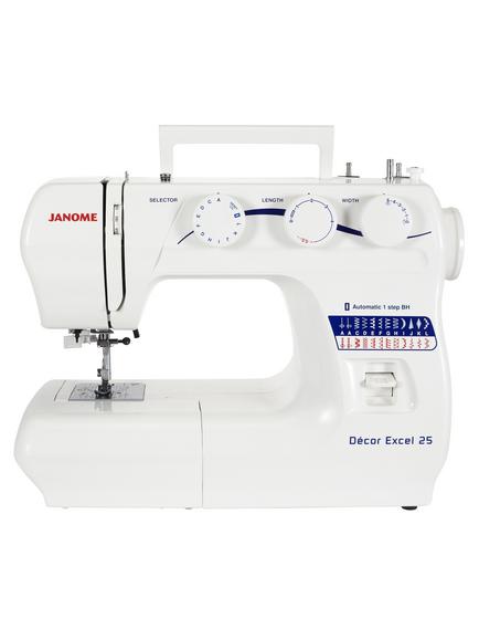Janome Decor Excel 25 Sewing Machine, White