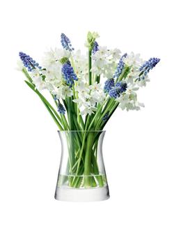 LSA International Flower Garden Posy Vase, H13cm, Clear - view 2, Clear