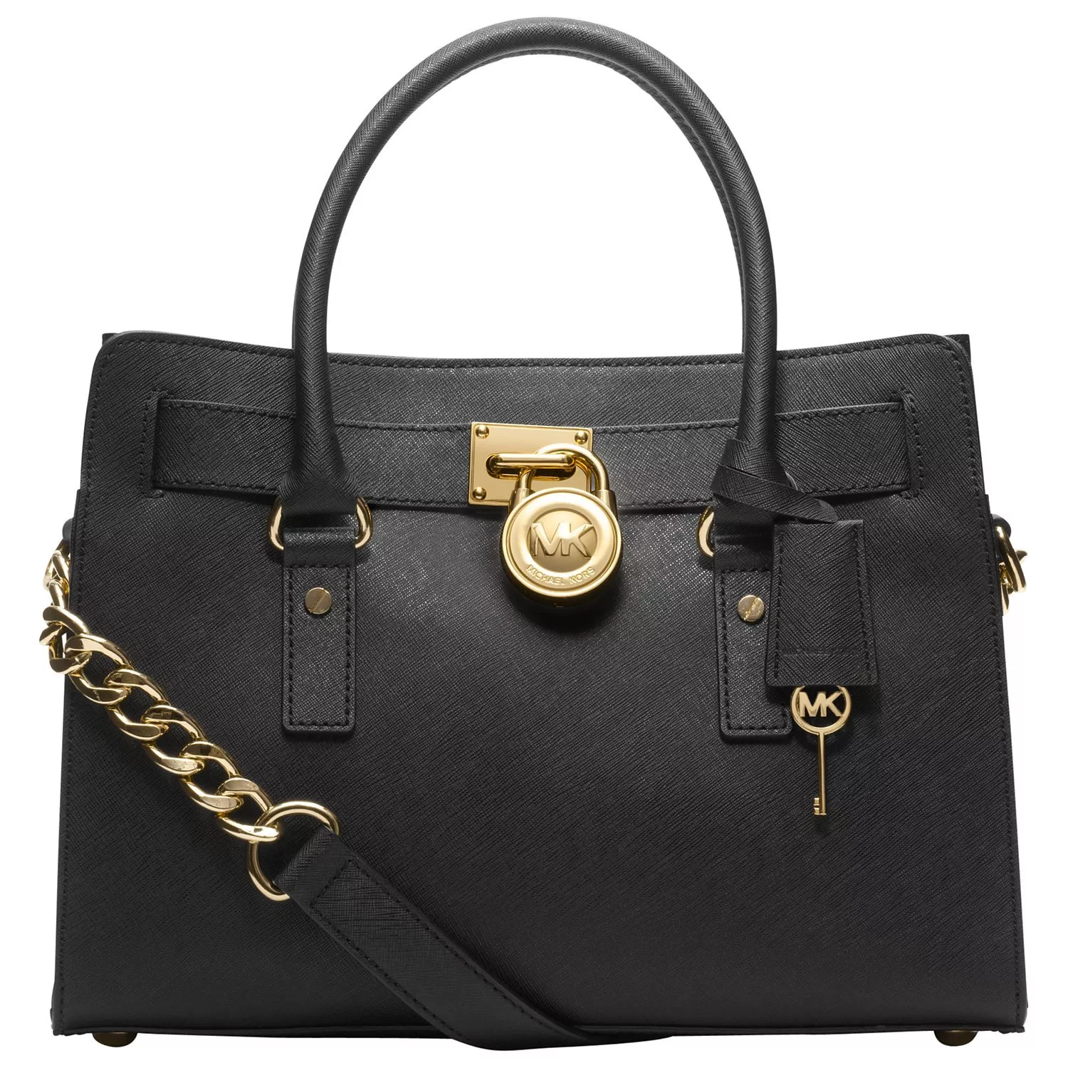 Michael kors hamilton bag black online
