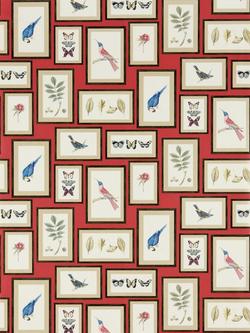 Sanderson Picture Gallery Wallpaper, Red/Multi, Dvoy213398