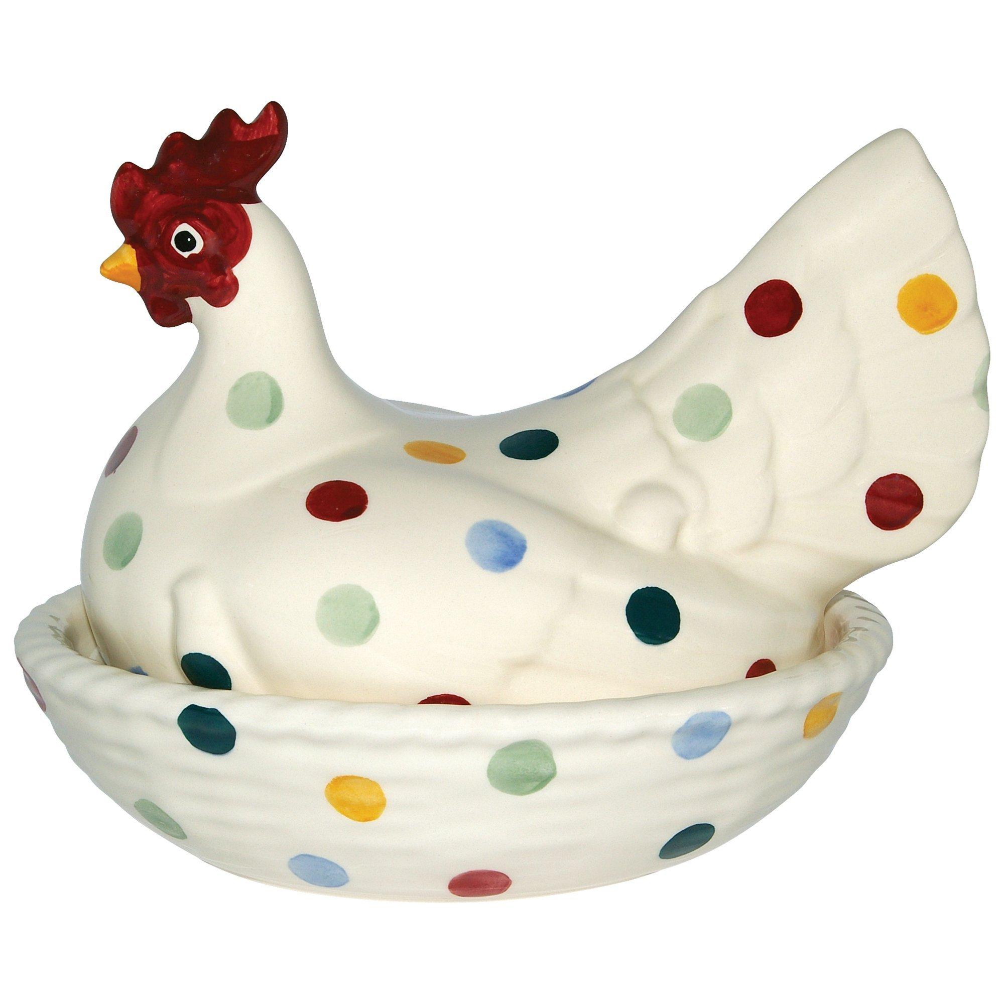 Emma Bridgewater Polka Dot Hen On Nest Bowl