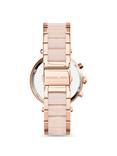 Michael Kors MK5896 Women's Parker Chronograph Bracelet Strap Watch, Multi/Blush