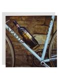 Woodmansterne Wine Bottle On Bike Birthday Card