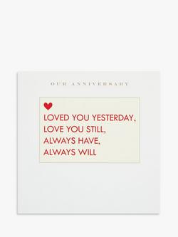 Susan O'Hanlon Fill in the Blanks Anniversary Card, 