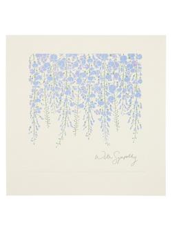 Woodmansterne Hanging Wisteria Sympathy Card, 