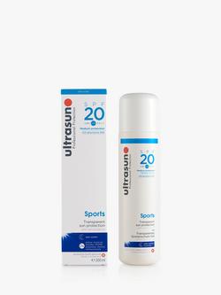 Ultrasun SPF 20 Sports Sun Gel, 200ml, 