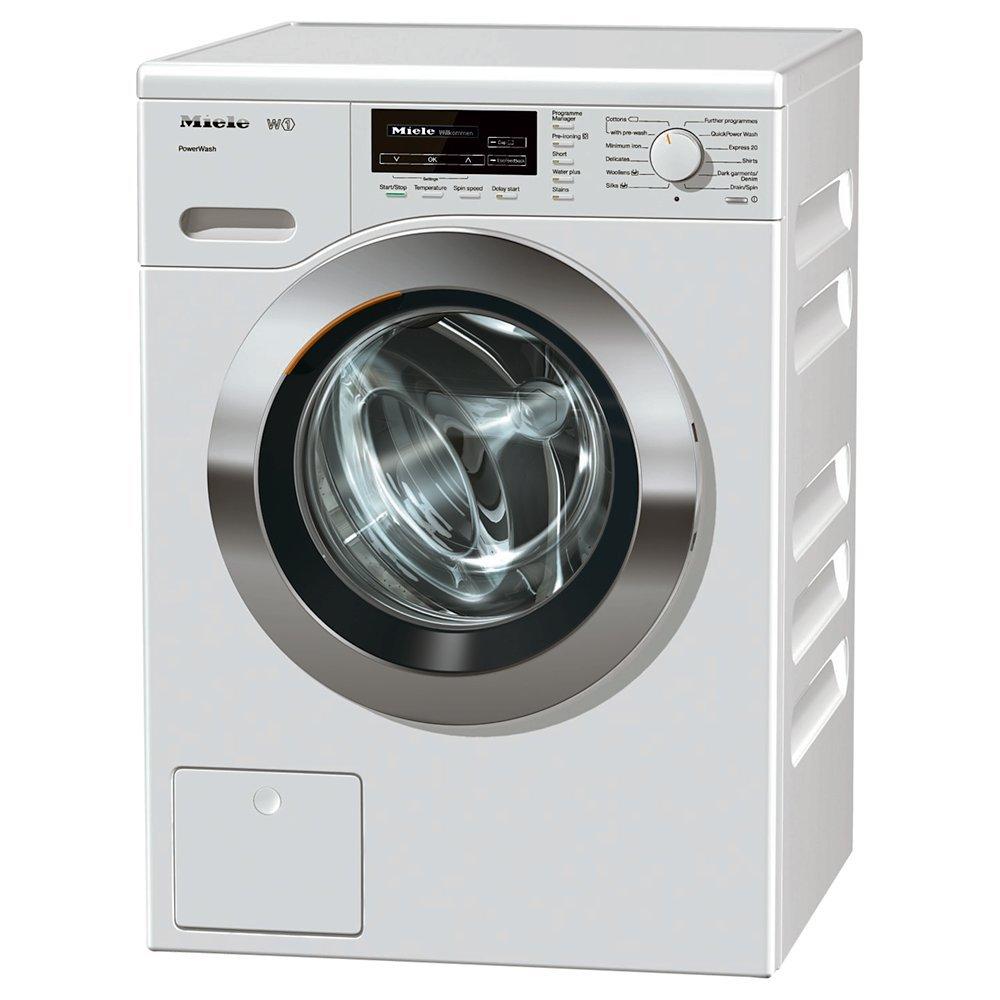 Miele WKF 120 Freestanding Washing Machine, 8kg Load, A+++ Energy Rating, 1600rpm Spin, ChromeEdition