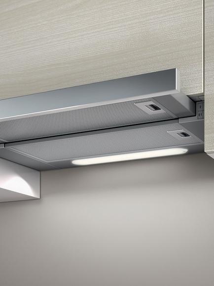 Elica Elite 14 LED 90cm Built-In Cooker Hood, Stainless Steel, Stainless Steel