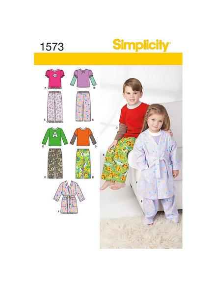 Simplicity Children Dressmaking Leaflet, 1573, 