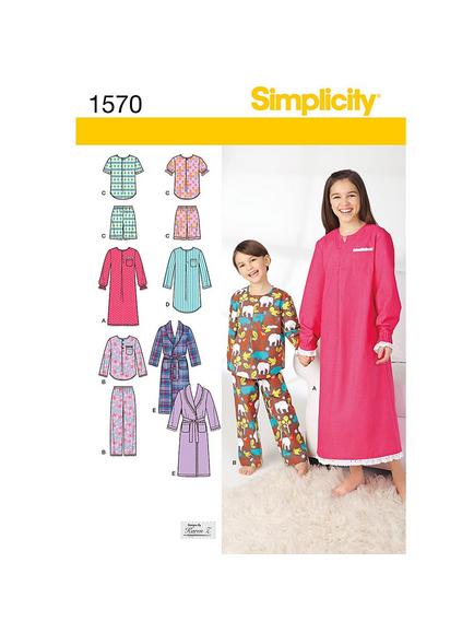 Simplicity Children Dressmaking Leaflet, 1570, 
