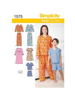 Simplicity Children Dressmaking Leaflet, 1575, 