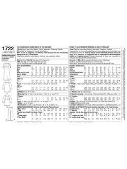 Simplicity Learn to Sew Children Loungewear Sewing Pattern, 1722 - view 2, 