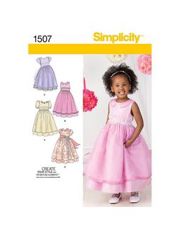 Simplicity Children Dressmaking Leaflet, 1507, 