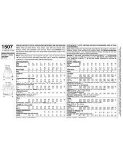 Simplicity Children Dressmaking Leaflet, 1507 - view 2, 