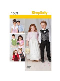 Simplicity Children Dressmaking Leaflet, 1509, A