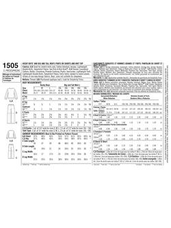 Simplicity Men's/Boys' Loungewear Sewing Leaflet, 1505, A - view 2, 