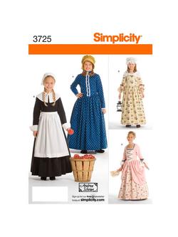 Simplicity Girls' Costume Sewing Pattern, 3725, 